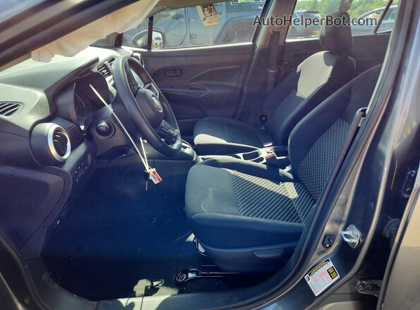 3N1CN8DV4PL837501 2023 NISSAN VERSA Gray Widok wnętrza z przodu