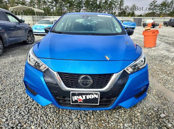 3N1CN8DV7LL887416 2020 NISSAN VERSA Blue Vista frontal