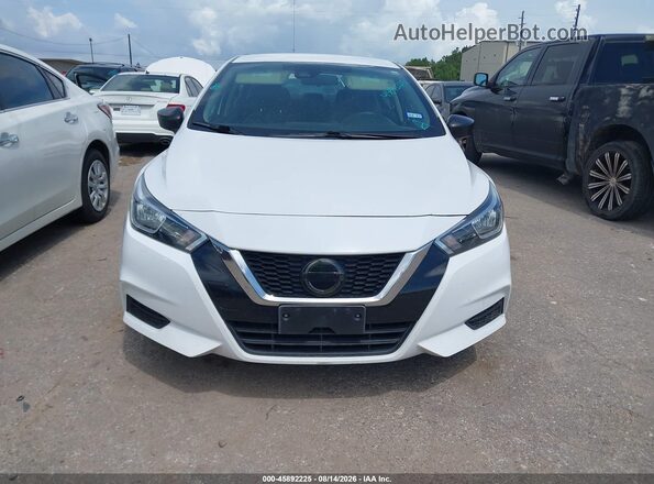3N1CN8DV7ML819683 2021 NISSAN VERSA White ხელსაწყოთა პანელის ხედი