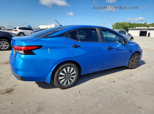 3N1CN8DV8LL804849 2020 NISSAN VERSA Синий Задняя правая четверть