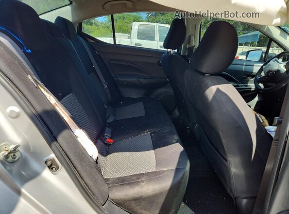 3N1CN8DV9ML859134 2021 NISSAN VERSA Silver Rear seats view