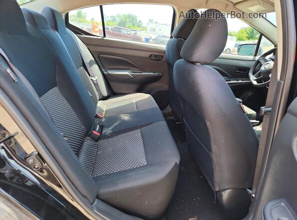 3N1CN8DV9RL858976 2024 NISSAN VERSA Black Հետևի նստատեղերի տեսք