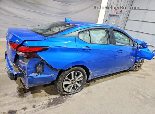 3N1CN8EV0LL838833 2020 NISSAN VERSA Blue Rear right