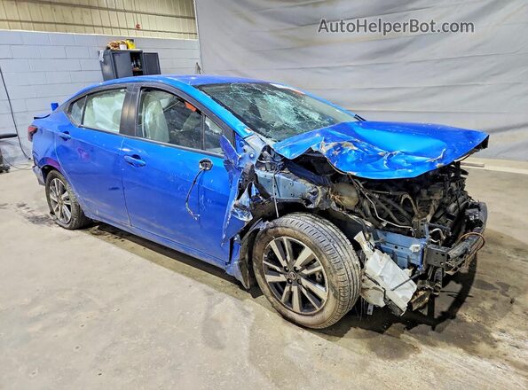 3N1CN8EV0LL838833 2020 NISSAN VERSA Blue Front right