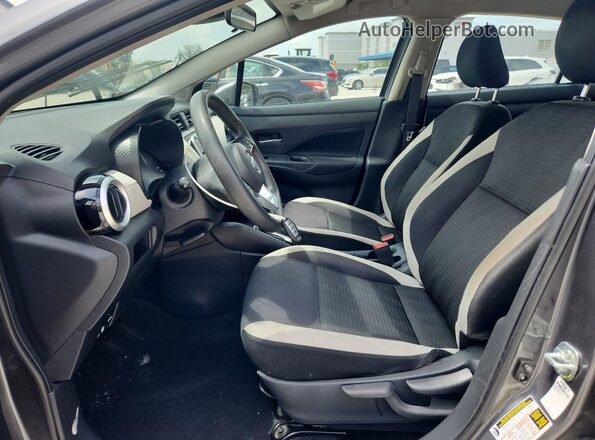 3N1CN8EV0ML824349 2021 NISSAN VERSA Gray Սալոնի դիմացի տեսք