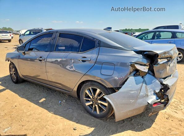 3N1CN8EV0ML871235 2021 NISSAN VERSA Серебряный Задняя левая четверть