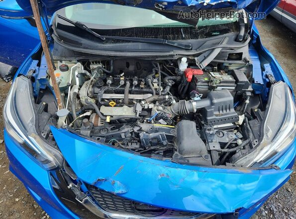3N1CN8EV0ML884440 2021 NISSAN VERSA Blue Вид задньої частини салону