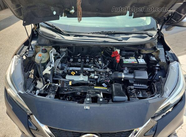 3N1CN8EV1LL858038 2020 NISSAN VERSA Серый Вид задней части салона