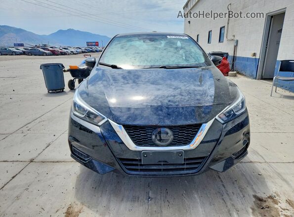3N1CN8EV1ML926209 2021 NISSAN VERSA Black Вид спереду