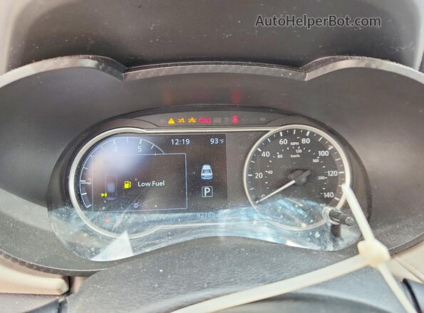 3N1CN8EV1ML926209 2021 NISSAN VERSA Black Вид щитка приладів