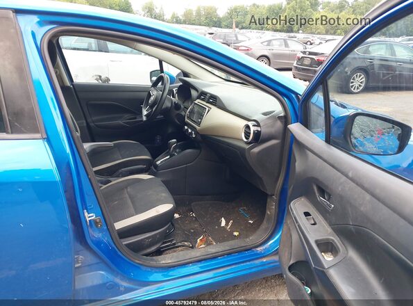 3N1CN8EV2LL815084 2020 NISSAN VERSA Blue Front interior view