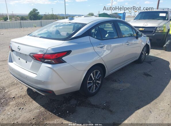 3N1CN8EV2ML856560 2021 NISSAN VERSA Silver Задня права чверть