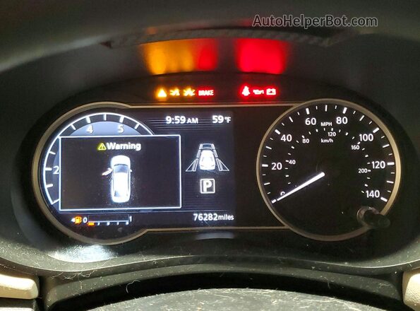 3N1CN8EV2ML913288 2021 NISSAN VERSA Серебряный Вид щитка приборов