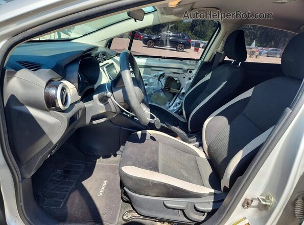 3N1CN8EV2ML918457 2021 NISSAN VERSA Silver Սալոնի դիմացի տեսք