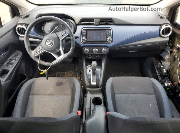 3N1CN8EV2PL862878 2023 NISSAN VERSA Black Вид панелі приладів