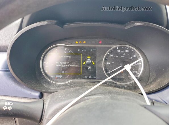 3N1CN8EV2PL862878 2023 NISSAN VERSA Black Вид щитка приладів