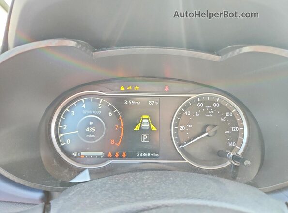 3N1CN8EV2SL857026 2025 NISSAN VERSA Black Vista del cuadro de instrumentos