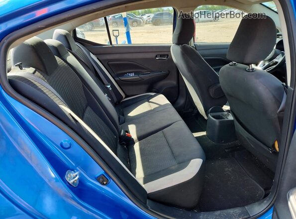 3N1CN8EV3LL801095 2020 NISSAN VERSA Blue Widok tylnych siedzeń