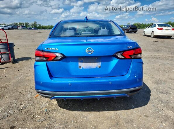 3N1CN8EV3LL801095 2020 NISSAN VERSA Blue Widok z tyłu