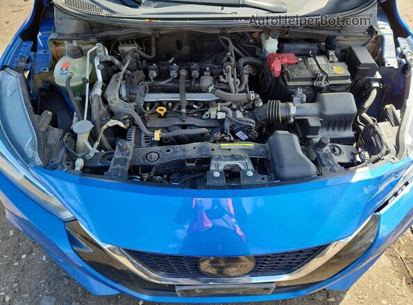 3N1CN8EV3LL801095 2020 NISSAN VERSA Blue Widok wnętrza z tyłu