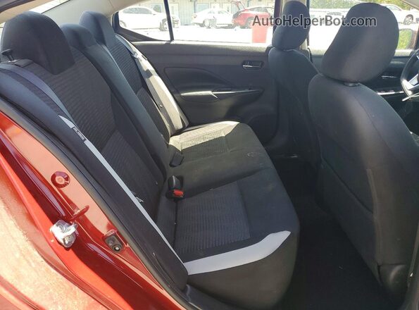 3N1CN8EV3LL895284 2020 NISSAN VERSA Red Rear seats view