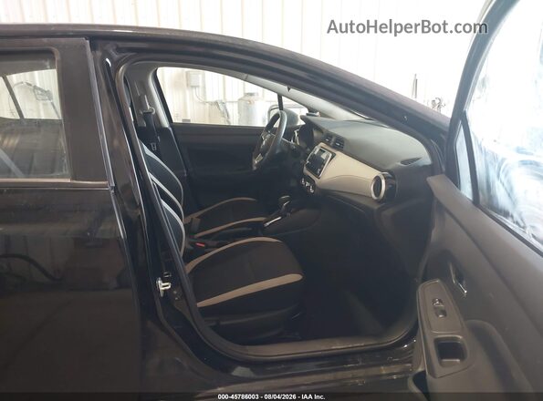 3N1CN8EV3ML840383 2021 NISSAN VERSA Black Widok wnętrza z przodu