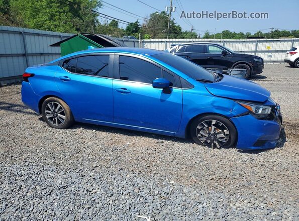 3N1CN8EV3ML855613 2021 NISSAN VERSA Blue წინა მარჯვენა