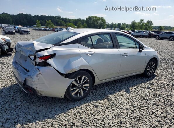 3N1CN8EV3ML881144 2021 NISSAN VERSA Silver Rear right