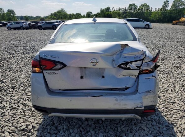 3N1CN8EV3ML881144 2021 NISSAN VERSA Silver Rear view