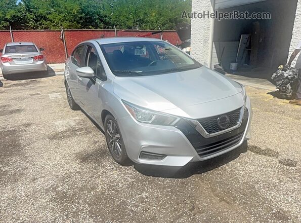 3N1CN8EV4LL808010 2020 NISSAN VERSA Silver Հետևի ձախ