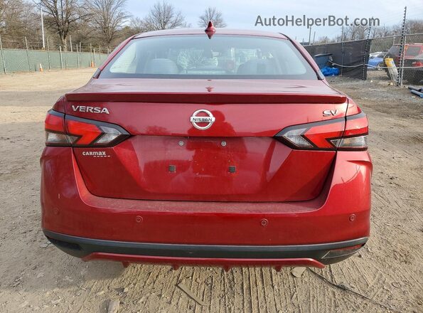 3N1CN8EV4LL844599 2020 NISSAN VERSA Red 