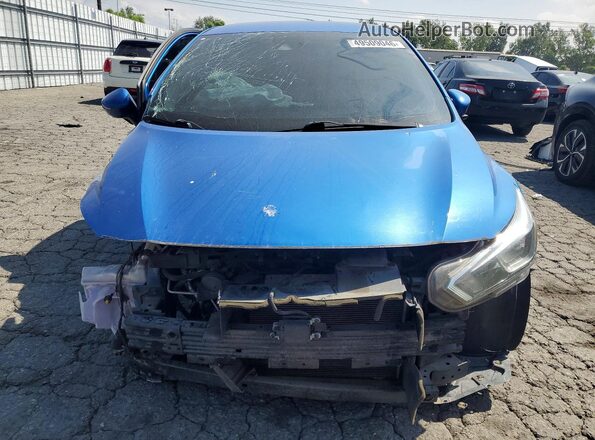 3N1CN8EV4ML841123 2021 NISSAN VERSA Blue Widok z przodu