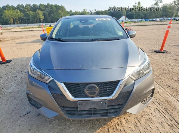 3N1CN8EV4ML867320 2021 NISSAN VERSA Gray Front view