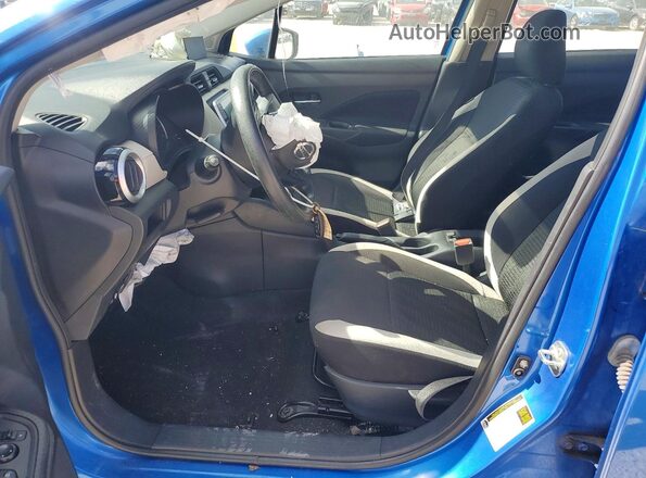3N1CN8EV4ML919352 2021 NISSAN VERSA Blue Սալոնի դիմացի տեսք