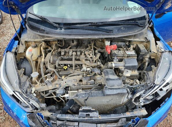 3N1CN8EV5LL836527 2020 NISSAN VERSA Blue Widok wnętrza z tyłu