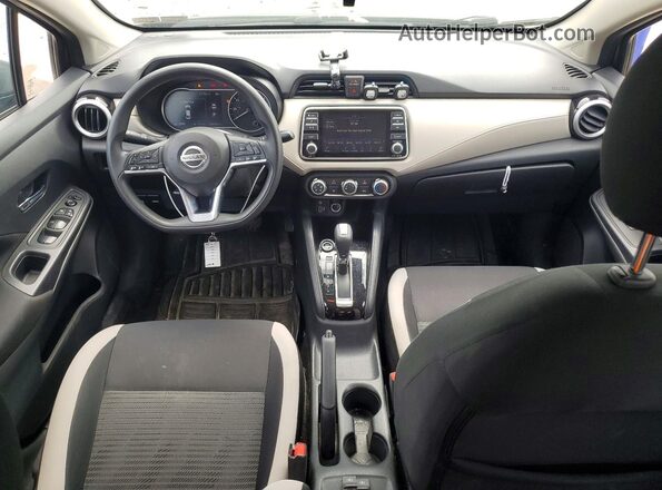 3N1CN8EV5ML847626 2021 NISSAN VERSA Charcoal Widok deski rozdzielczej
