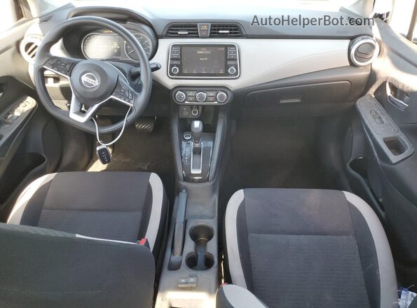 3N1CN8EV5ML874583 2021 NISSAN VERSA Black Вид панелі приладів