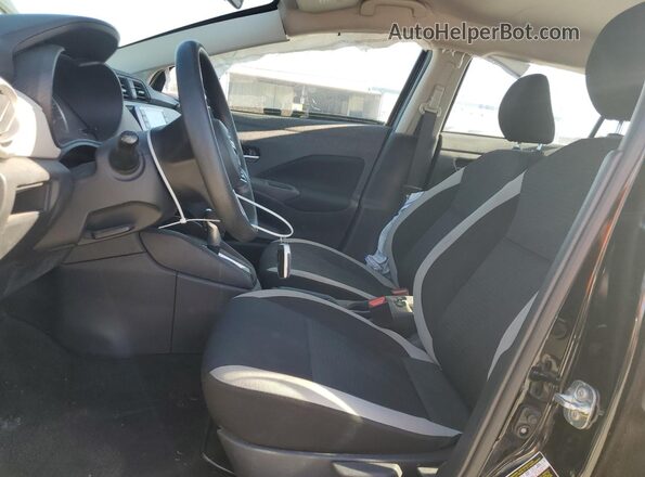 3N1CN8EV5ML874583 2021 NISSAN VERSA Black Вид салону спереду