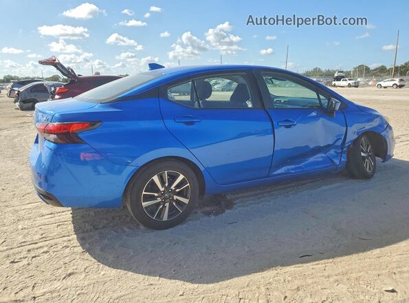 3N1CN8EV5NL848454 2022 NISSAN VERSA Blue უკანა მარჯვენა