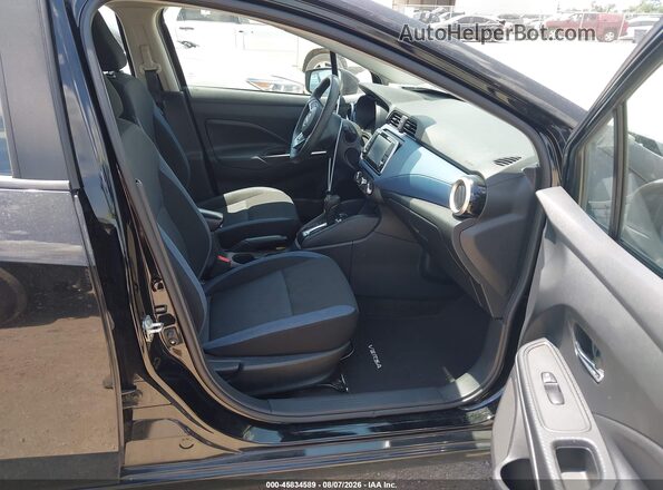 3N1CN8EV5PL838090 2023 NISSAN VERSA Black Вид салону спереду