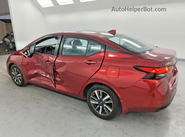3N1CN8EV5SL882017 2025 NISSAN VERSA Burgundy Rear left