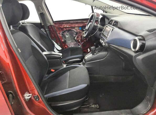 3N1CN8EV5SL882017 2025 NISSAN VERSA Burgundy Front interior view