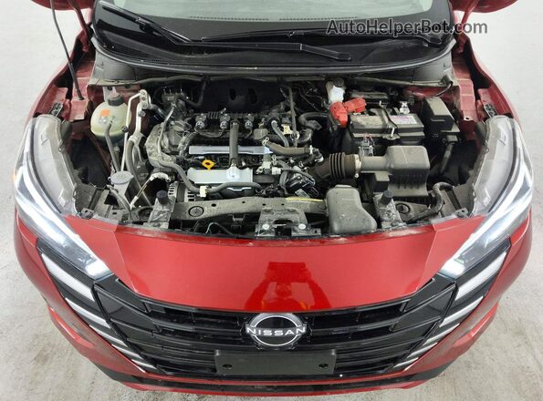 3N1CN8EV5SL882017 2025 NISSAN VERSA Burgundy Rear interior view