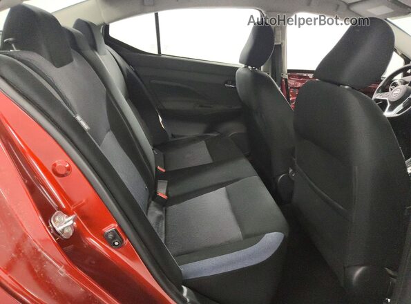 3N1CN8EV5SL882017 2025 NISSAN VERSA Burgundy Rear seats view