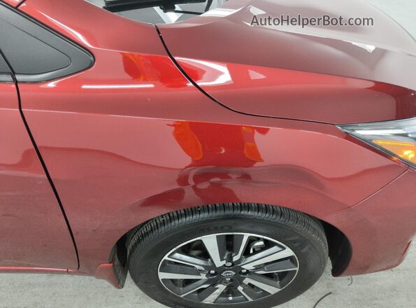 3N1CN8EV5SL882017 2025 NISSAN VERSA Burgundy 