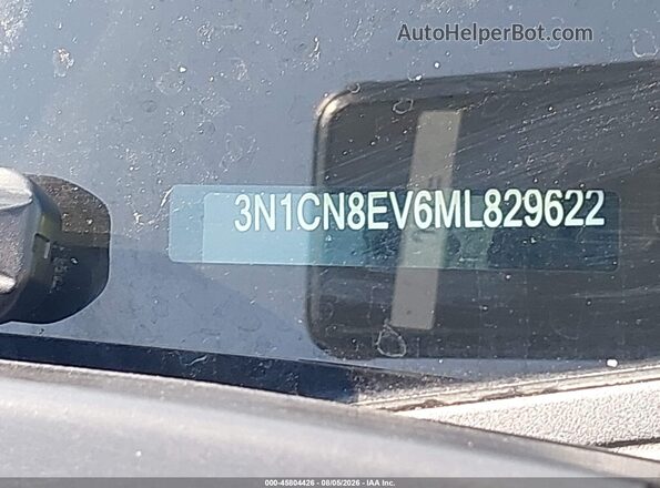 3N1CN8EV6ML829622 2021 NISSAN VERSA Blue Вид підкапотного простору
