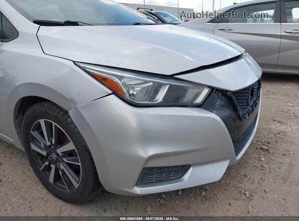 3N1CN8EV6ML853600 2021 NISSAN VERSA Silver 
