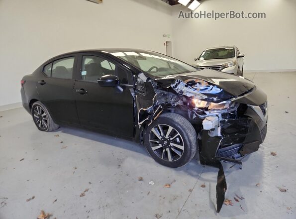 3N1CN8EV6ML860126 2021 NISSAN VERSA Black Vista de la etiqueta del VIN