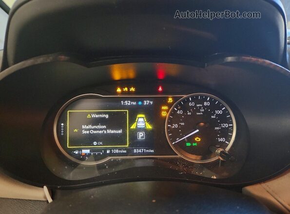 3N1CN8EV6ML860126 2021 NISSAN VERSA Black Vista del cuadro de instrumentos
