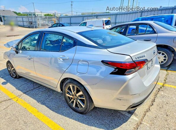 3N1CN8EV6ML877055 2021 NISSAN VERSA Silver Հետևի ձախ